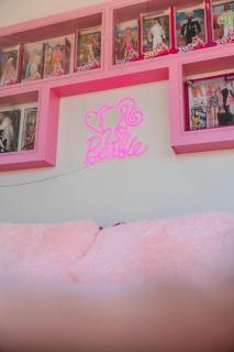 Luminous Cozy Dome with a Barbie Collection Above Bed in Willcox, Arizona - 2