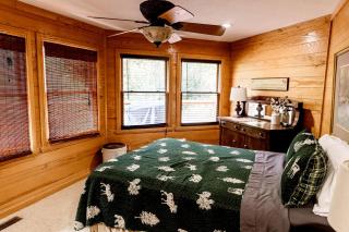 Luxurious Cabin Retreat with Heated Pool and Scenic Creek Views in Wayne Township, IN - 6