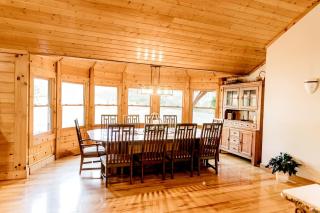 Luxurious Cabin Retreat with Heated Pool and Scenic Creek Views in Wayne Township, IN - 3