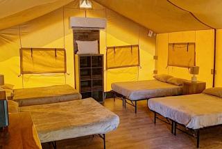 Safari Tent Glamping in Texas for the Best Creekside Vacations in Cibolo - 4