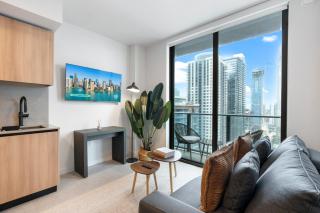 Downtown Miami Condo w Den in 501 First - 7