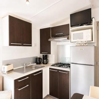 L'Alizé Mobil Home 6 personnes Camping 4 étoiles Piscine Clim Plage à 3 kms Barcarès - 2