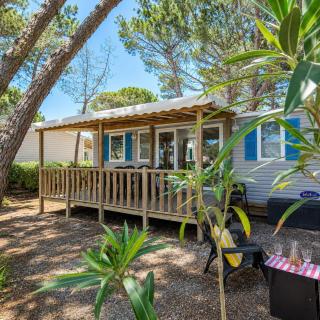 L'Alizé Mobil Home 6 personnes Camping 4 étoiles Piscine Clim Plage à 3 kms Barcarès - 0
