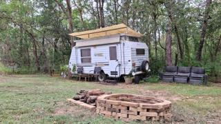 Rustic Sunflower Caravan - 1