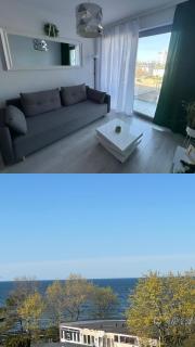 Green Apartment Promenada Gwiazd- widok na morze. - 2