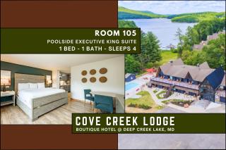 Cove Creek Lodge 105 Poolside Executive King Suite - 2