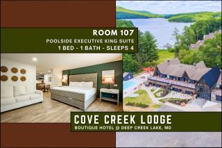 Cove Creek Lodge 107 Lakeside Executive King Suite - 1