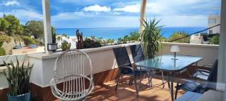 Apartamento con gran terraza con vistas al mar y montaña en Mojácar - 0