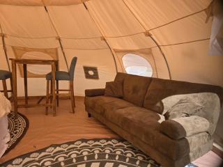 Prairie Junction Glamping Tent - 8