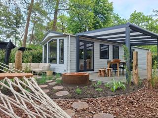 Boshuisje met kachel "Huisje van Loof" op de Veluwe - 9