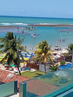 Flat Beira-mar Lindo Mar Azul - 7