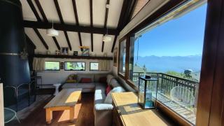 Châlet Ô Perchoir du Lac Léman - Vue panoramique lac et montagnes - 3