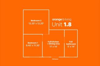 1.8 • 1st Floor • 2BR • Parking • 480SF • Urban - 7