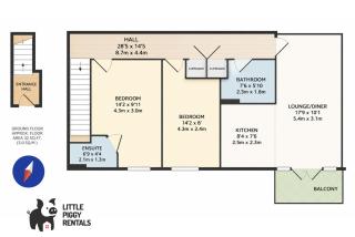 Spacious 2 Bedroom Balcony Flat with Parking and Fast WiFi - 9