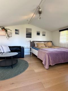 Mysig stuga i lugnt villaområde med eget badrum och kök i huvudbyggnadens källare - 4