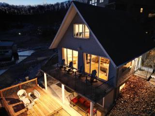 Secluded A-Frame Lakefront with Sun Deck and Sauna - 0