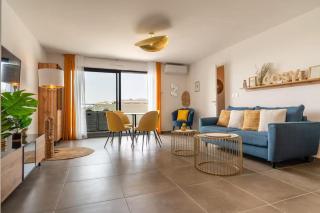 Appartement Sète Corniche proche plage - Terrasse, Parking, Clim, WiFi - 2