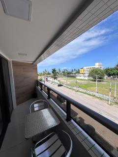 gold flat cabo branco suite gold varanda vista lateral - 0