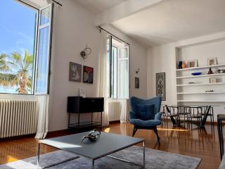 HOST4U - Luxury Beautiful Two Bedrooms Apartment front Beaches in Imperia, Casa Catalina - 0