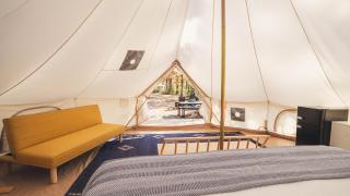 Chic Glamping Tent with Firepit - 5
