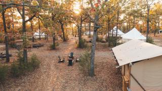 Chic Glamping Tent with Firepit - 4