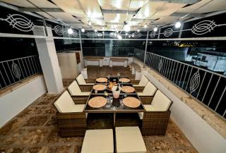 Private terrace with a view of the bell tower of a historic residence - 2