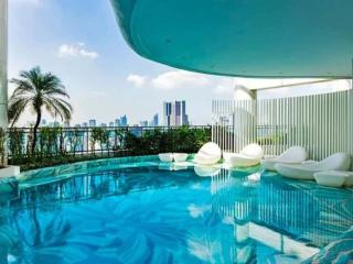 Modern 1BR with balcony Makati skyline free pool access - Sampong - 9