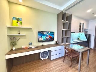 Comfortable Modern Studio with Balcony Near My Dinh Stadium Hanoi Vietnam - 6