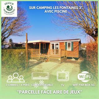 Séjour Normandie - Mobilhome premium 3ch-6p avec clim-TV-WiFi et lave-linge dans l'Eure - 455 - 0