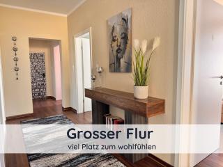 Der Fuchsbau - Ferienwohnung "Auszeit Harz" - 3 Hunde willkommen - eingezäunter Garten - 3