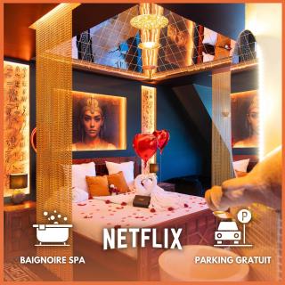 Le Secret de Cléopâtre, Suite de Luxe avec Jacuzzi et Pièce Secrète - 0