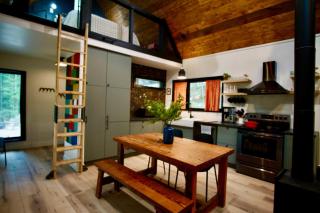 Camp Firefly Secluded Cabin Hot Tub Forest View Cozy Escape great for couples with kids - 2