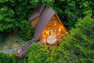 Sage & Cedar | Private Forest A-Frame + Hot Tub - 9