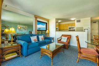 Sugar Beach Resort 402 Oceanfront Complex, Ocean View from Lanai, Central A/C - 5