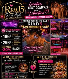 Hôtel Riad 5 Studio Cap Libertin Village Naturiste - Cap d'Agde - 6