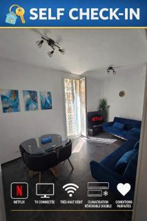 Monaco 50m Renovated 2 room apartment fully equipped airconditioning WiFi - 6