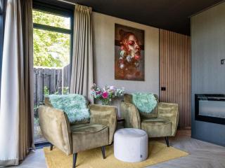 Private Sauna at Wellness Lodge in Drenthe - 9