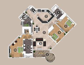 Dubai The Palm 4BR Beach & Pool Access w Early Check In and Late Check Out Facility - 9