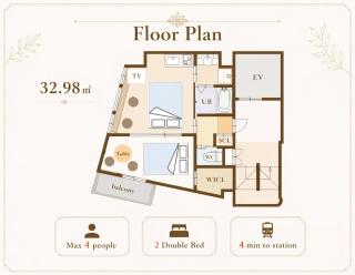 USJまで2駅5分 -501 Residential Hotel Alex - 西九条駅から徒歩4分の好立地 - 1