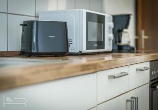 Komplett ausgestattetes Apartment mit Einzelbetten - Küche, WLAN inklusive - 2