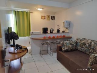 Gold dolphin grand hotel Flet com 1quarto independente,cozinha e sala integrada Para 5 Adultos é 1crianca até 6 anos - 8