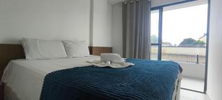 Apto com varanda, rooftop e piscina a 5 min do centrinho | VP307 - 0