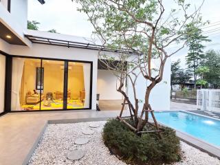 Pao pool villa 400 sqm เงียบสงบ ใกล้ central fest - 4