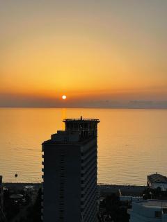 Sunset Sea Flat - 3