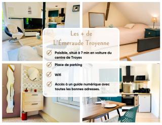 L'Émeraude Troyenne - Wifi & Lave linge - Paisible - 9