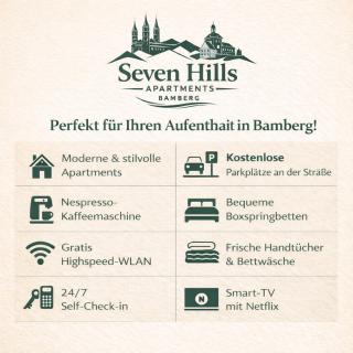 Fewo Caro Bamberg - gemütliches Cityapartment für 4 Personen - Küche - Bad - 9