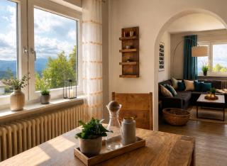 Stilvolle Wohnung im Gästehaus Wistlberg mit eigener Sauna und traumhaftem Weitblick mitten im Nationalpark - 6