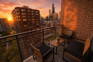 Skyline 2BR on 20th Floor near Grant Park with Paid Parking - 6