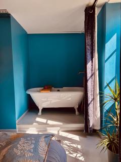 Suite Privée, Bain, Kitchenette, en Champagne - 8