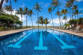 Waiohuli Beach Hale #B-206 Oceanfront View, Quiet Location, A/C Throughout - 0
